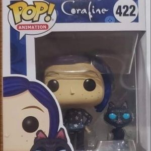 Coraline with Cat Funko pop